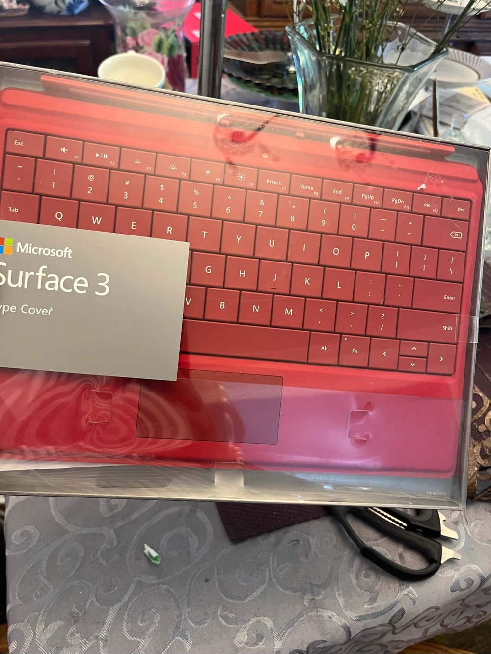 Microsoft Red Surface 3 Type Cover Keyboard